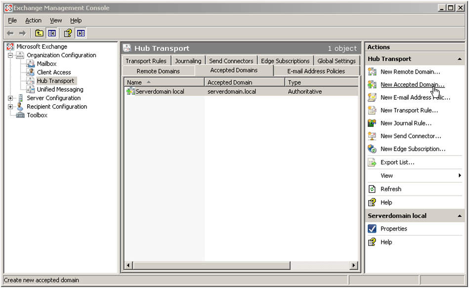 microsoft exchange server settings outlook 2007