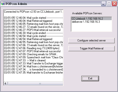 Exchange POP3 Connector