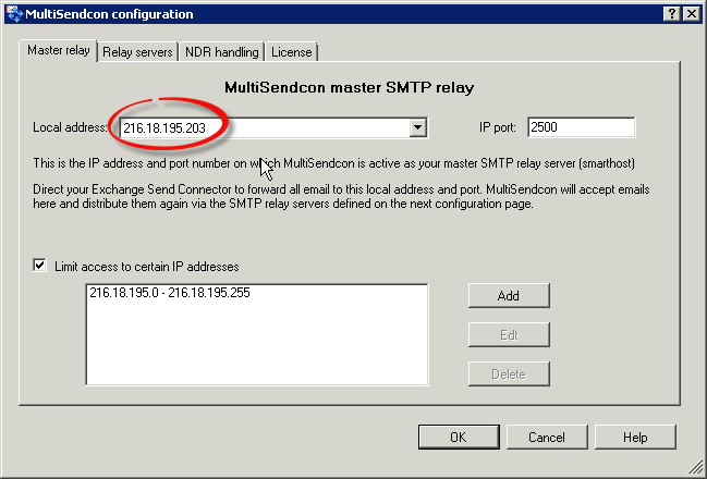 MultiSendcon Master Relay IP config - click for full size MultiSendcon Master Relay IP config - click for full size